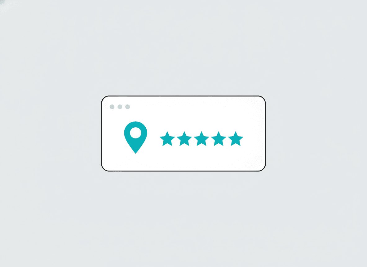 A website behind the scenes feeding structured business facts into a search result card